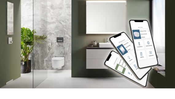 Мобільний додаток Geberit Home для керуванням виробами Geberit у ванній кімнаті