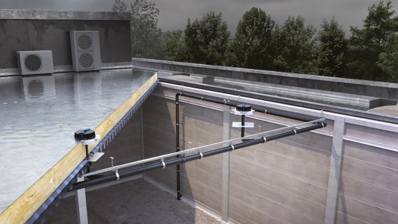 Geberit Pluvia — система водовідведення з дахів