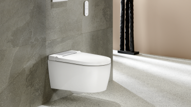 Geberit AquaClean Sela білого кольору з пультом дистанційного керування Sigma20